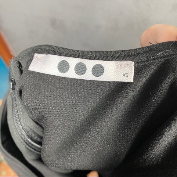 Three Dots Women's A-line Ponte S/S Seamed Dress - Picture 12 of 12